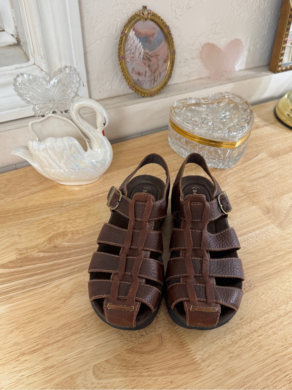 Bare Traps Brown Leather Fisherman Sandals 🤎 Y2K Comfort Core Strappy Size 6.5 - Picture 14 of 16